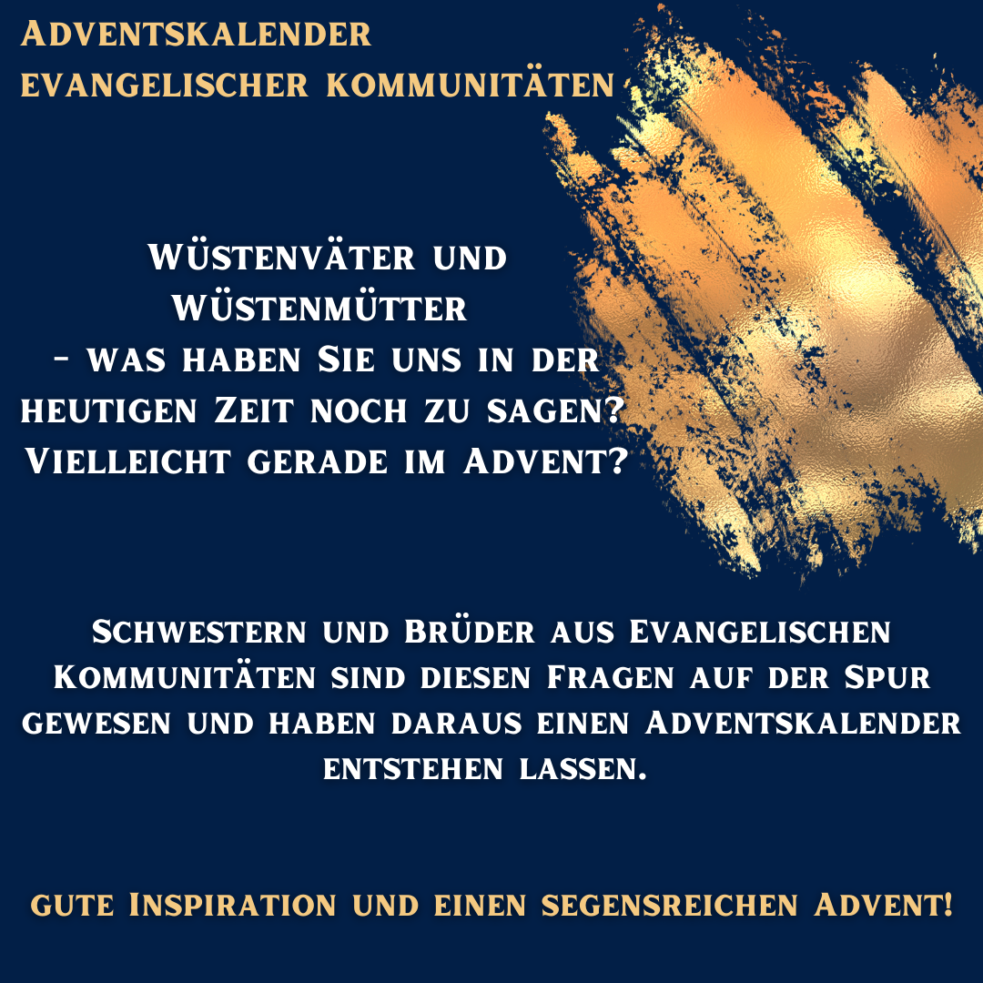 Adventskalender vom Kloster Schwanberg mit guten Inspirationen
